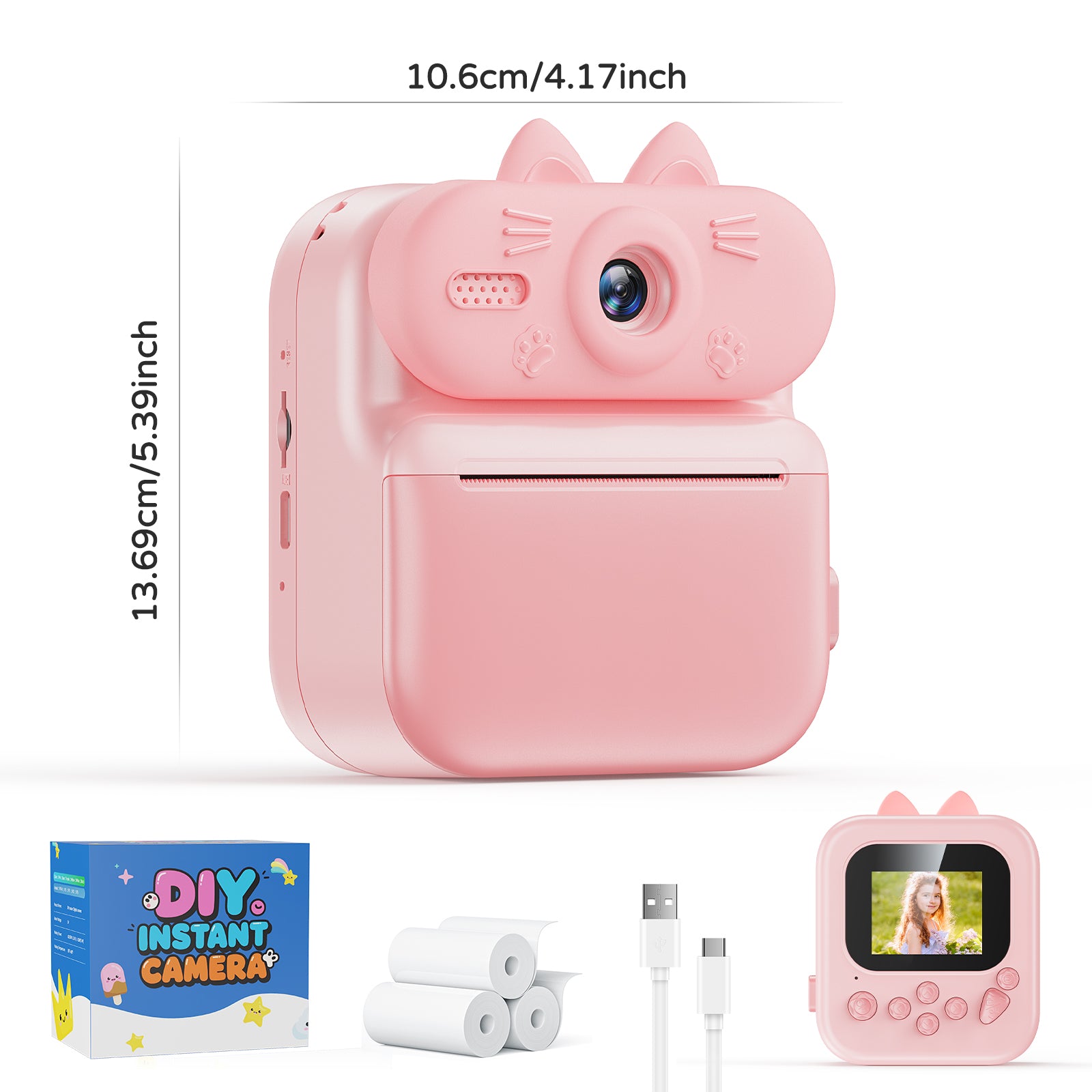 Kids Instant Print Camera